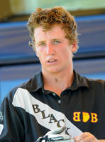 Jack Archibald wearing Black Bears shirt