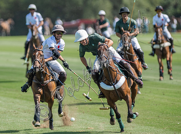 Polo action, 2025 Gold Cup quarter finals, Cowdray Park Polo Club