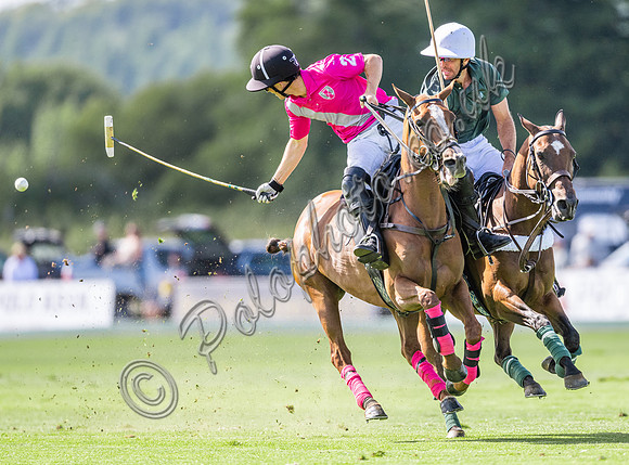 Polo action, 2024 Gold Cup, Cowdray Park Polo Club