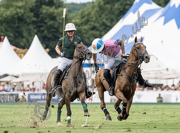 Polo action, 2025 Gold Cupsemi-final, Cowdray Park Polo Club