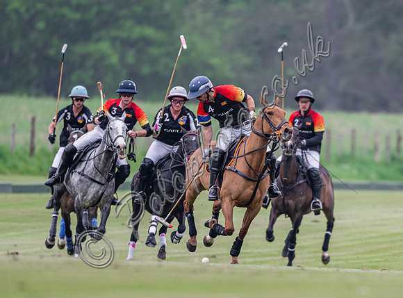 Polo action, May 4 Goal Spring Cup 2022, Cowdray Park Polo Club