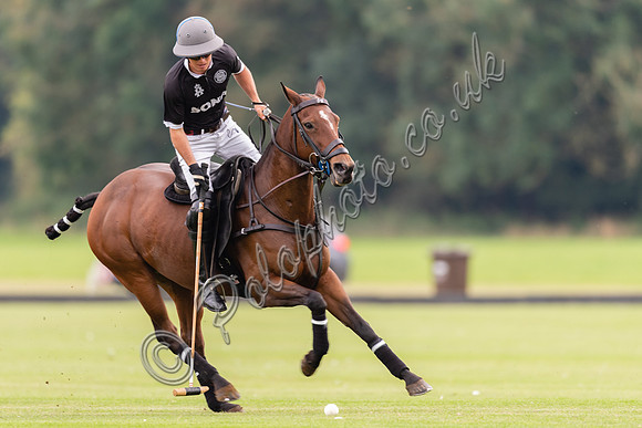 Polo action the Town Cup End of Season Tournament, Cirencester Park