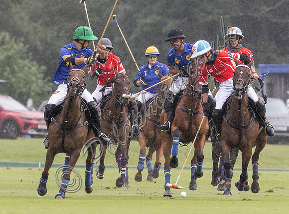 Polo action, 2021 Gold Cup, Cowdray Park Polo Club