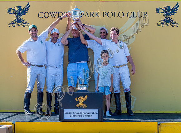 Polo action, 2025 Gold Cup quarter finals, Cowdray Park Polo Club