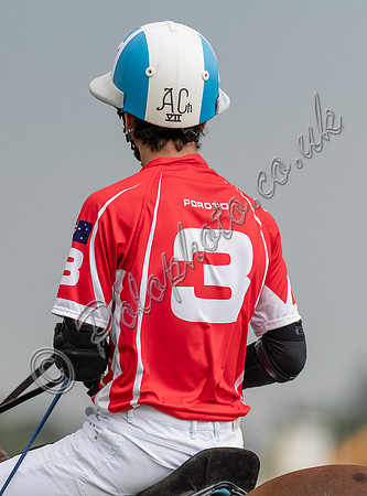 Poroto Cambiaso (back shot showing helmet)