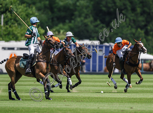 Polo action, 2025 Gold Cup, Cowdray Park Polo Club