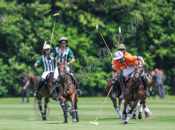 Polo action, 2025 Gold Cup, Cowdray Park Polo Club