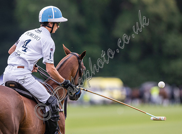 Polo action, 2024 Gold Cup, Cowdray Park Polo Club