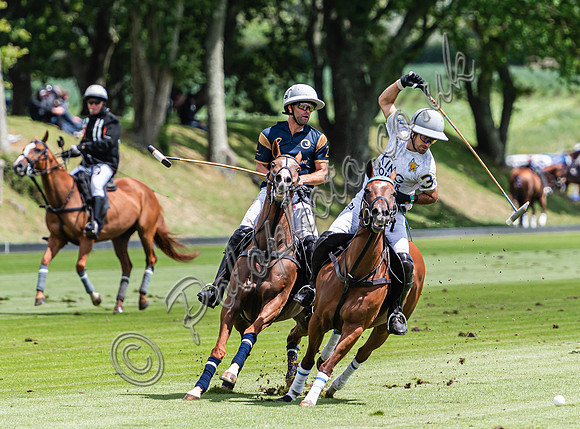 Polo action, 2024 Gold Cup, Cowdray Park Polo Club