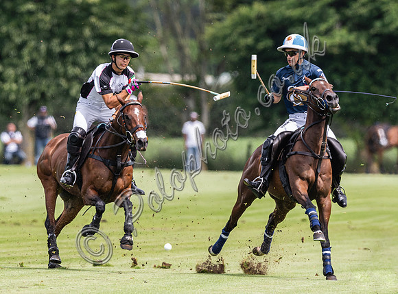 Polo action, 2024 Gold Cup, Cowdray Park Polo Club