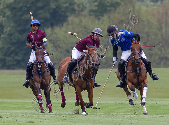 Polo action, 2022 Trippetts Challenge, Cowdray Park Polo Club
