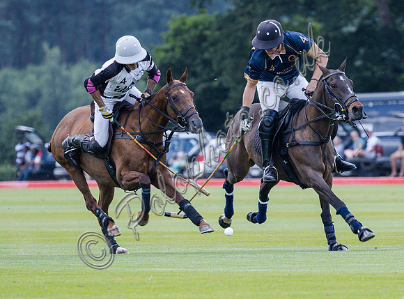 Polo action, 2025 Gold Cup, Cowdray Park Polo Club