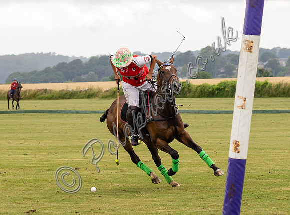Polo action, Ladies 18 Goal Tournament,  Cirencester Park