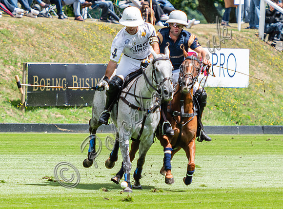 Polo action, 2024 Gold Cup, Cowdray Park Polo Club