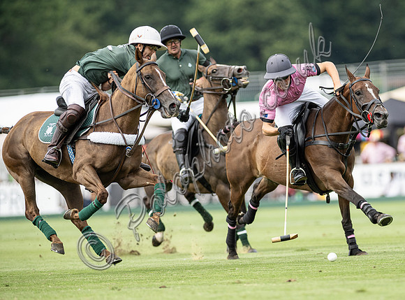 Polo action, 2025 Gold Cupsemi-final, Cowdray Park Polo Club