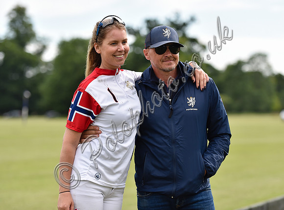 Polo action, Warwickshire Cup Final, Cirencester Park