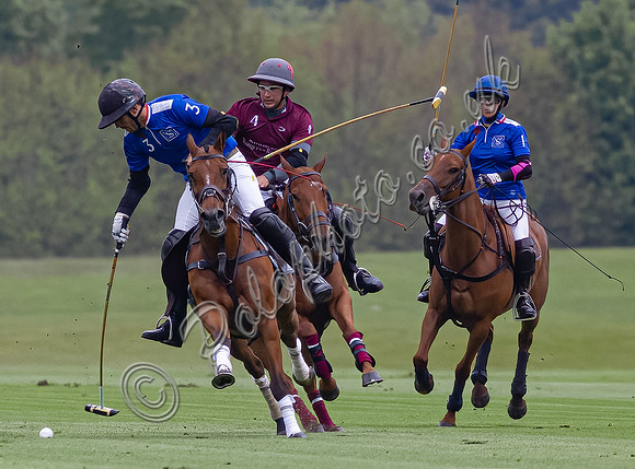 Polo action, 2022 Trippetts Challenge, Cowdray Park Polo Club