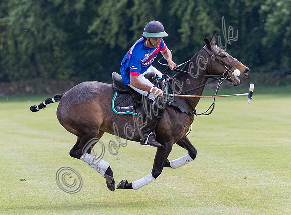 polo action from the Final of the Cirencester May Goal Tournament.