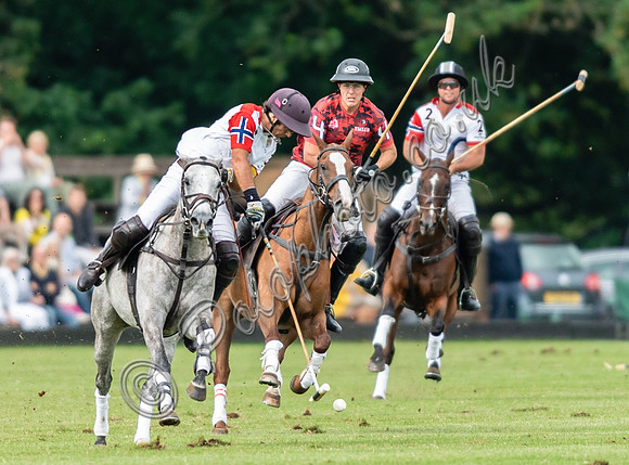 Polo action, Warwickshire Cup Final, Cirencester Park