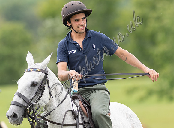 polo groom on horse