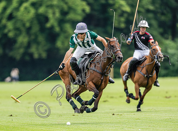 Polo action, 2024 Gold Cup, Cowdray Park Polo Club