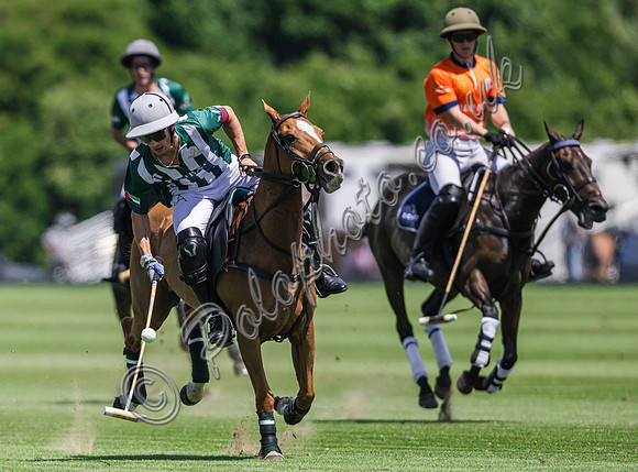 Polo action, 2025 Gold Cup, Cowdray Park Polo Club