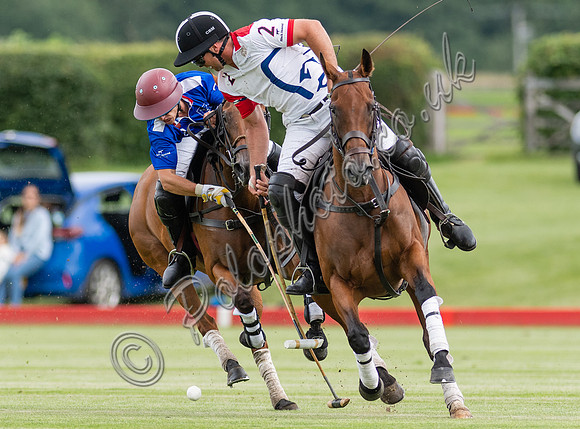 Polo action, 2021 Gold Cup, Cowdray Park Polo Club