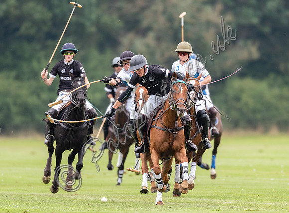 Polo action the Town Cup End of Season Tournament, Cirencester Park