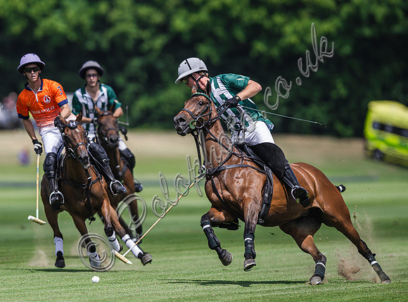 Polo action, 2025 Gold Cup, Cowdray Park Polo Club