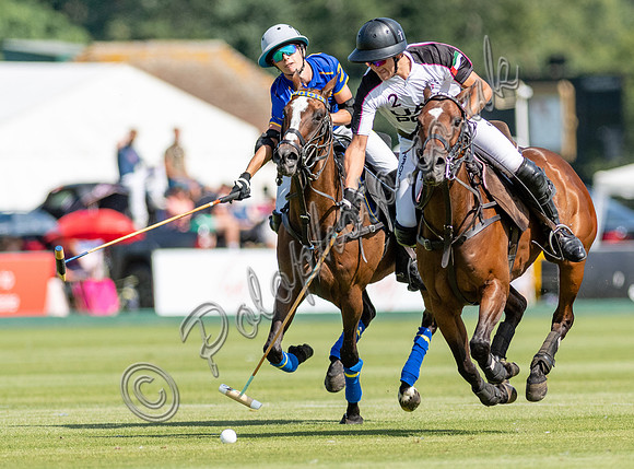 Polo action, 2021 Gold Cup, Cowdray Park Polo Club
