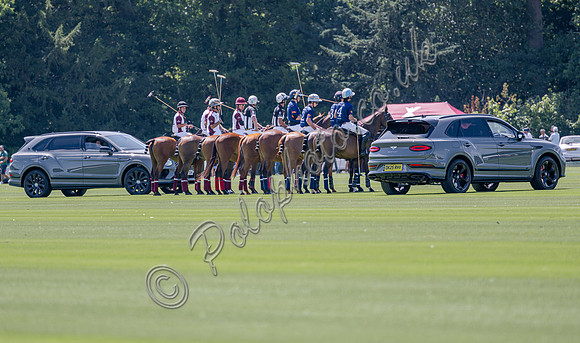 Polo action, 2025 Gold Cup semi final, Cowdray Park Polo Club