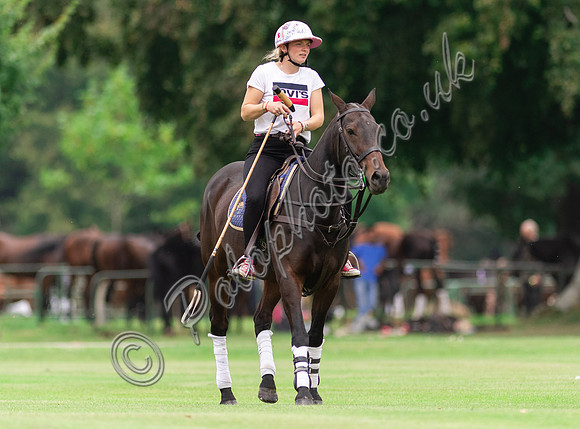 Polo action the Town Cup End of Season Tournament, Cirencester Park