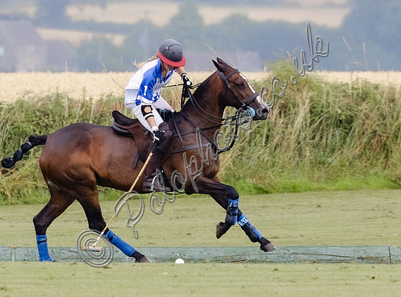 Polo action, Ladies 18 Goal Tournament,  Cirencester Park