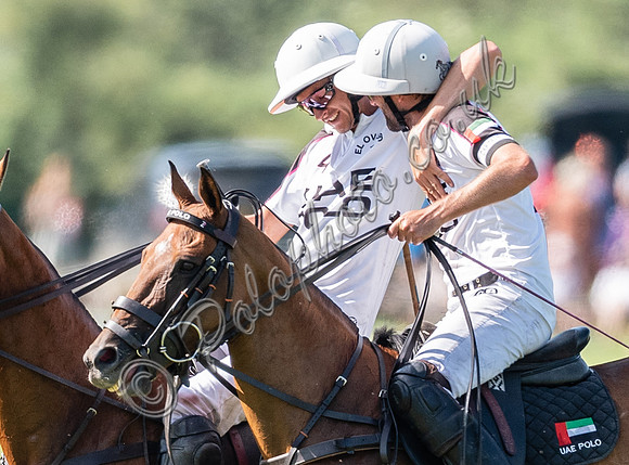 Celebrations from UAE Polo Team