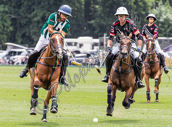 Polo action, 2024 Gold Cup, Cowdray Park Polo Club