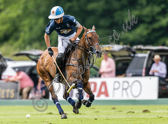 Polo action, 2024 Gold Cup, Cowdray Park Polo Club