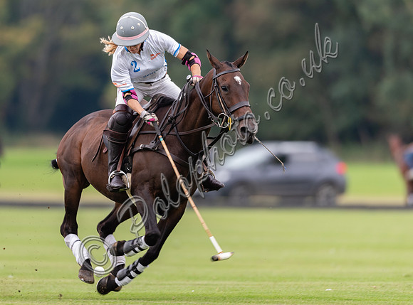 Polo action the Town Cup End of Season Tournament, Cirencester Park