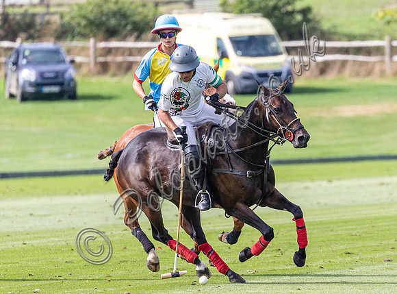 Polo action, 2022 Autumn Cup, Cowdray Park Polo Club