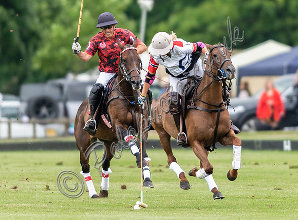 Polo action, Warwickshire Cup Final, Cirencester Park