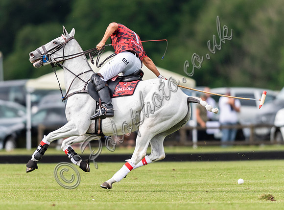 Polo action, Warwickshire Cup Final, Cirencester Park