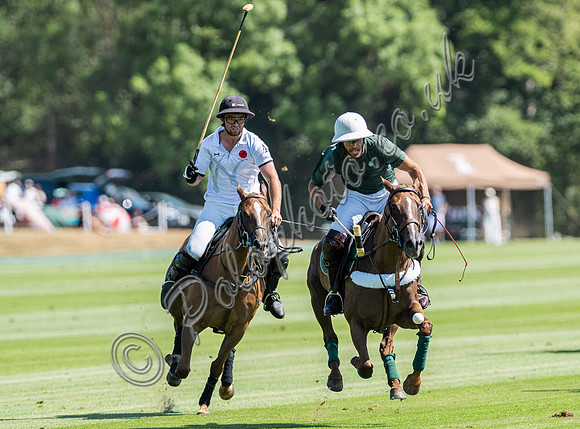 Polo action, 2025 Gold Cup quarter finals, Cowdray Park Polo Club