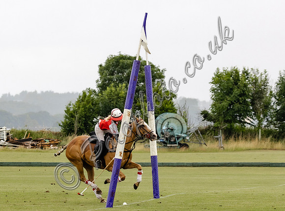 Polo action, Ladies 18 Goal Tournament,  Cirencester Park