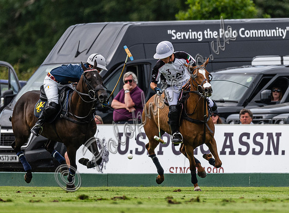 Polo action, 2024 Gold Cup, Cowdray Park Polo Club