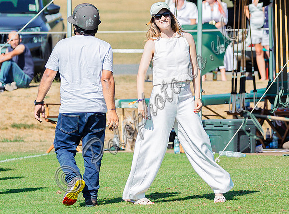 Polo action, 2025 Gold Cup quarter finals, Cowdray Park Polo Club