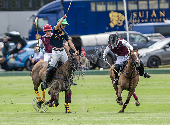 Polo action, 2025 Gold Cup, Cowdray Park Polo Club