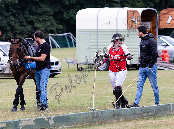 Polo action, Ladies 18 Goal Tournament,  Cirencester Park