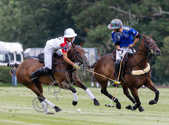 Polo action, 2021 Gold Cup, Cowdray Park Polo Club