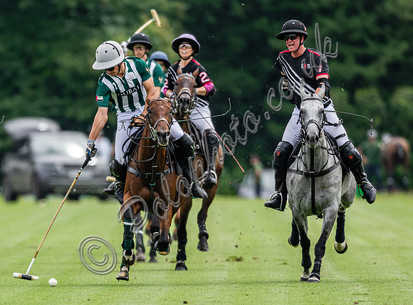 Polo action, 2024 Gold Cup, Cowdray Park Polo Club