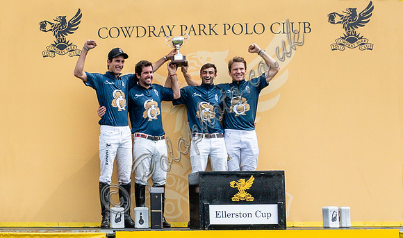 Presentation of the Ellerston Cup to winning team