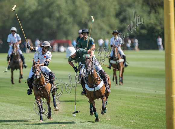 Polo action, 2025 Gold Cup quarter finals, Cowdray Park Polo Club